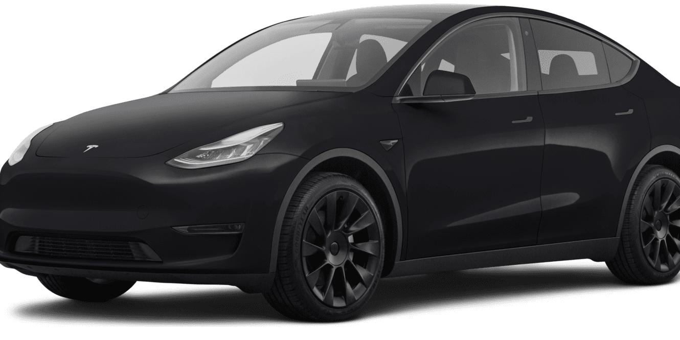 TESLA MODEL Y 2021 5YJYGDEE0MF070390 image